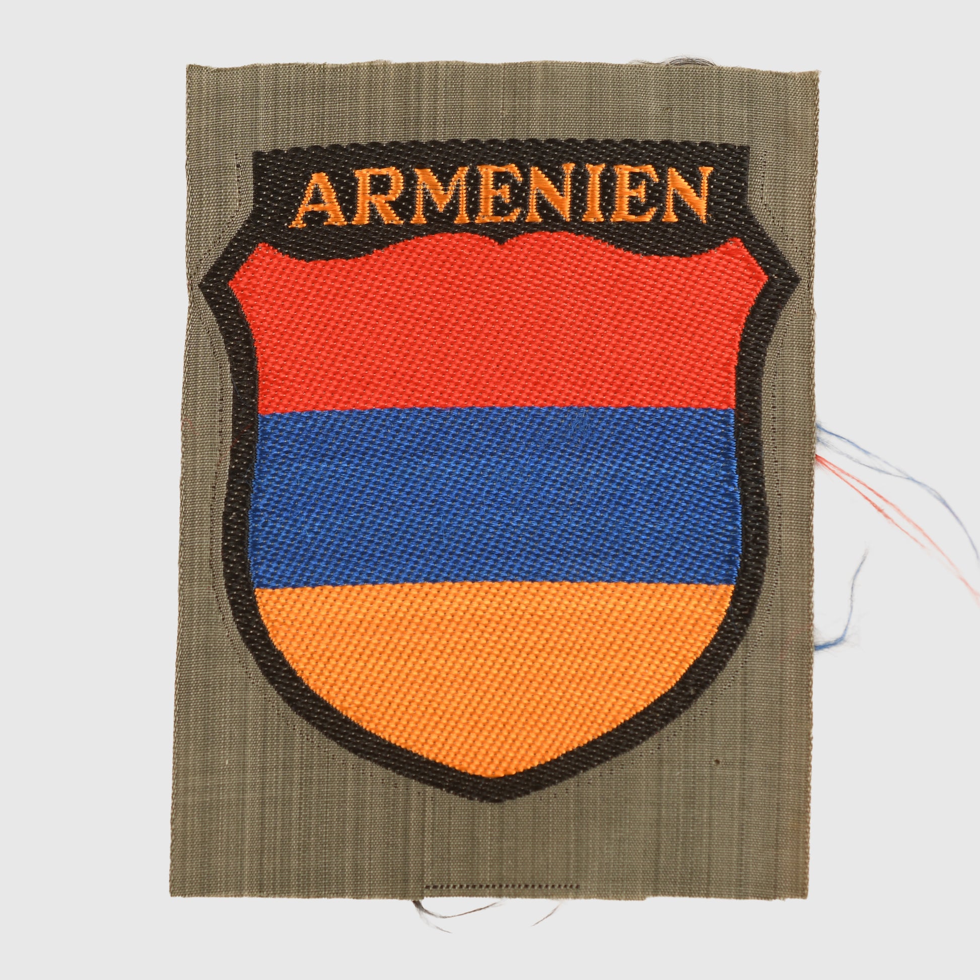 GERMAN WWII ARMENIEN SLEEVE SHIELD IN BEVO Regimentals Militaria Museum german-wwii-armenien-sleeve-shield-in-bevo-regimentals-militaria-museum
