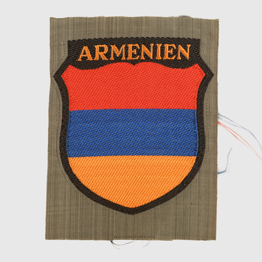 GERMAN WWII ARMENIEN SLEEVE SHIELD IN BEVO