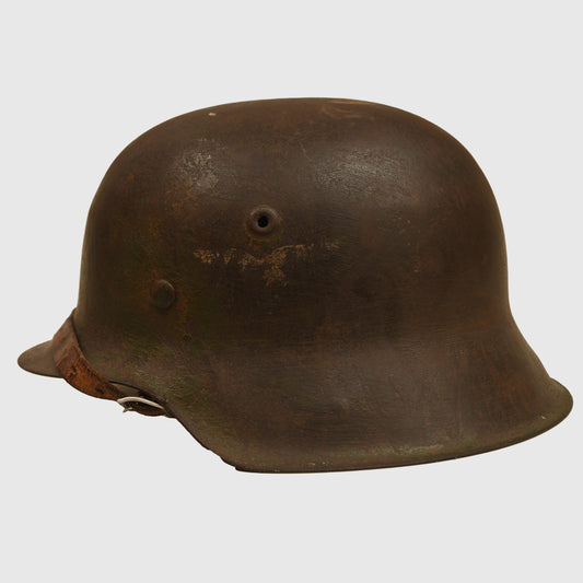 German WWII Luftwaffe M42 Camouflage Combat Helmet