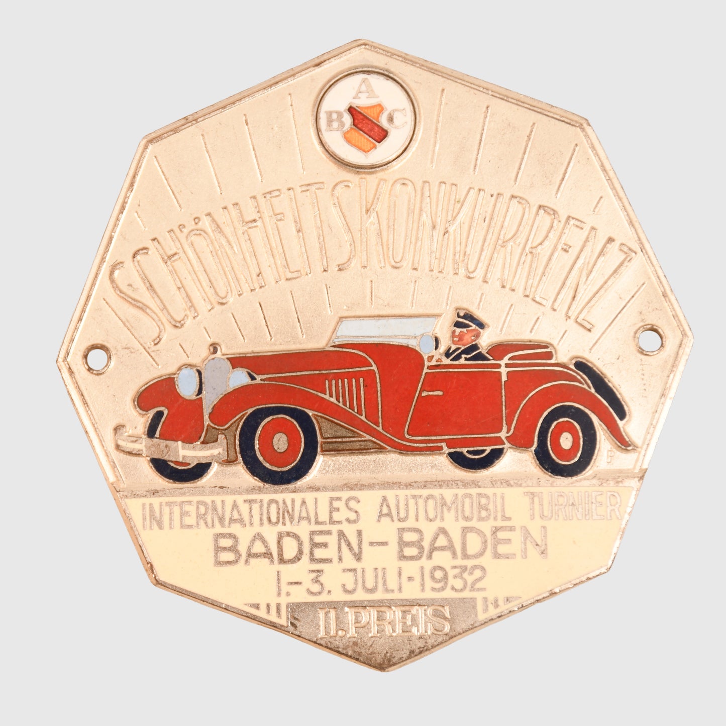 GERMAN WWII 1932 BADEN BADEN MOTOR CLUB MEETING