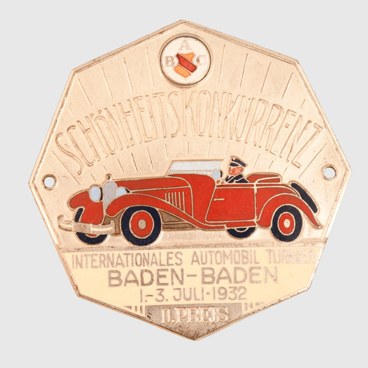 GERMAN WWII 1932 BADEN BADEN MOTOR CLUB MEETING