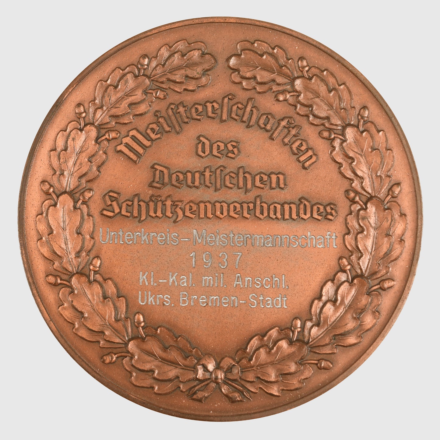 GERMAN WWII GAU NORDSEE SHOOTING PRIZE