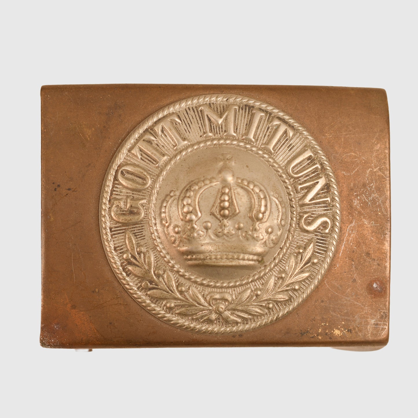 GERMAN WWI PRUSSIAN ENLISTED MAN’S TWO-PIECE BELT BUCKLE