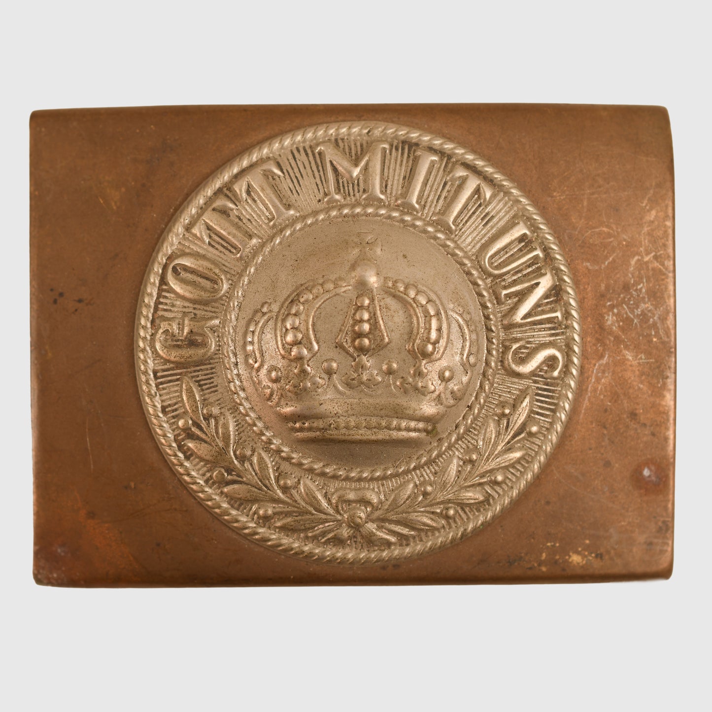 GERMAN WWI PRUSSIAN ENLISTED MAN’S TWO-PIECE BELT BUCKLE