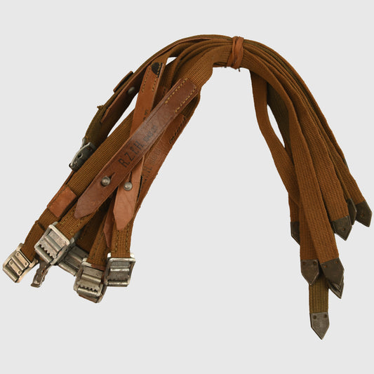 GERMAN WWII TROPICAL A FRAME GREATCOAT STRAPS FOR NON MOUNTED PERSONNEL