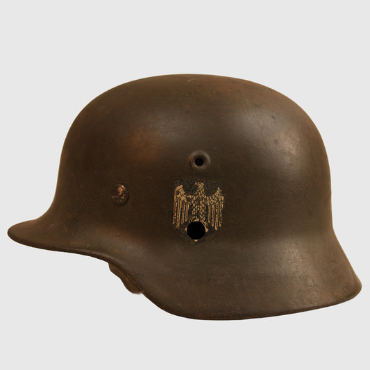 German WWII M40 Army Single Decal Combat Helmet