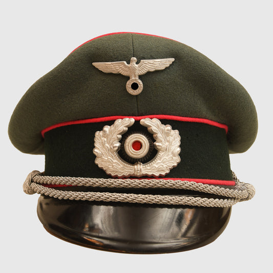 German WWII Panzer Officers Visor Cap