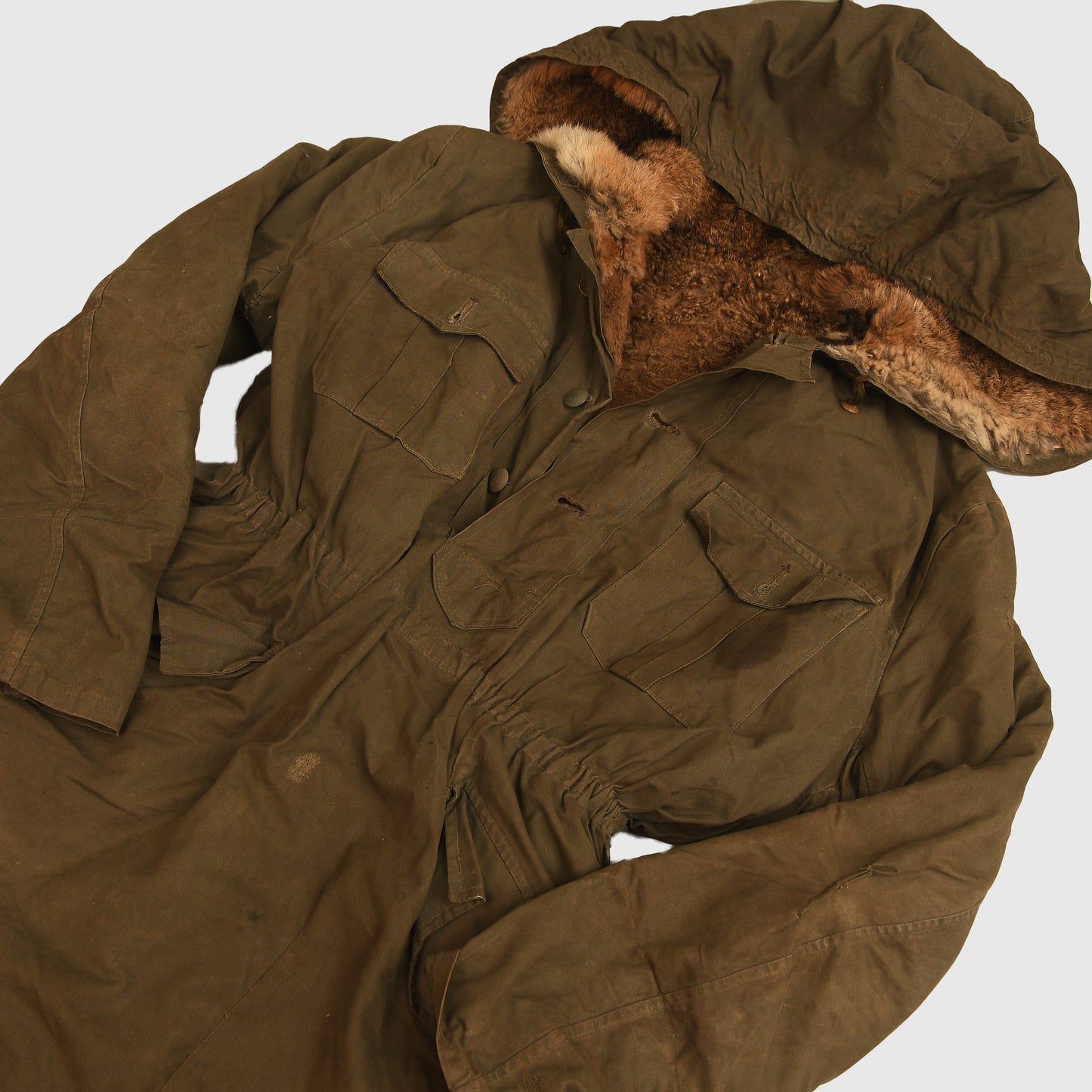 German WWII Waffen SS Grey Winter Parka