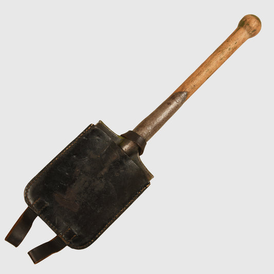 German WWII Soldier’s Straight Entrenching Tool and Cover