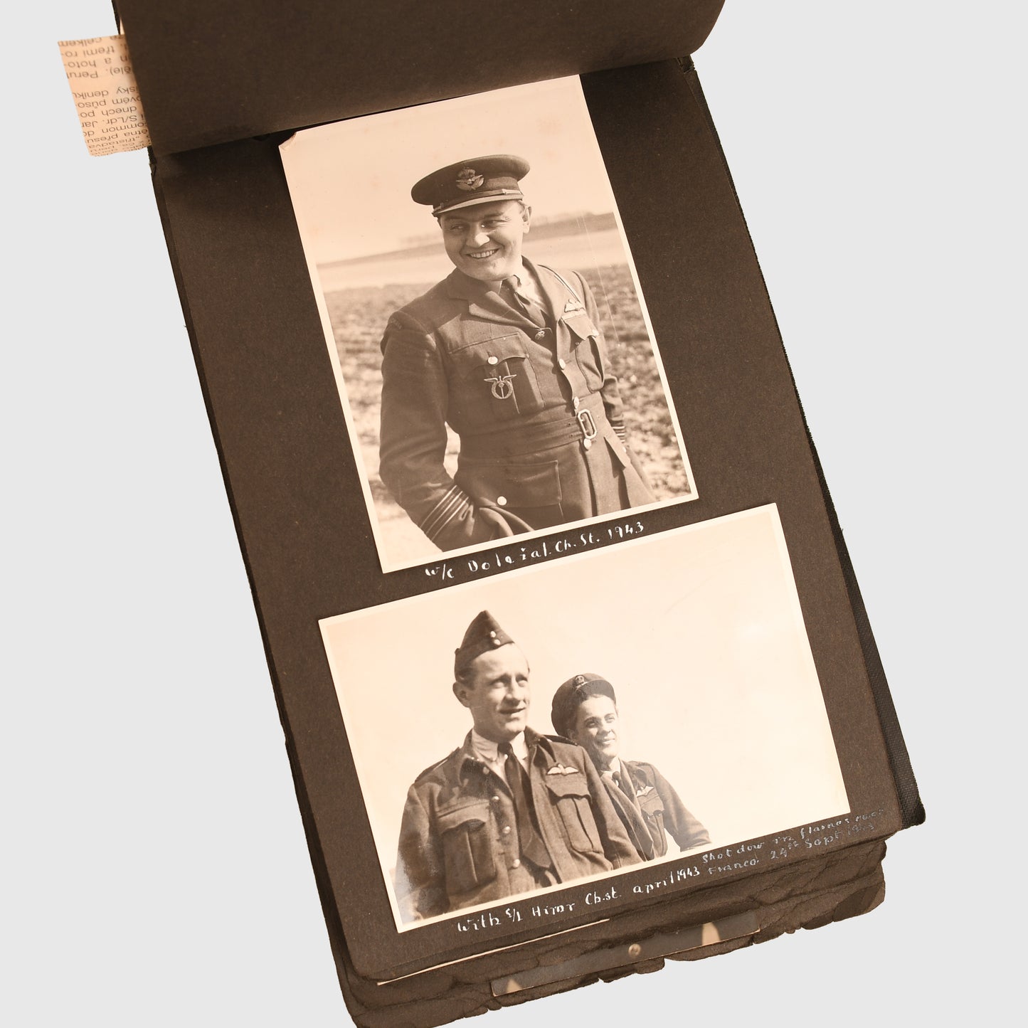 BRITISH/CZECH WWII PHOTOGRAH ALBUM