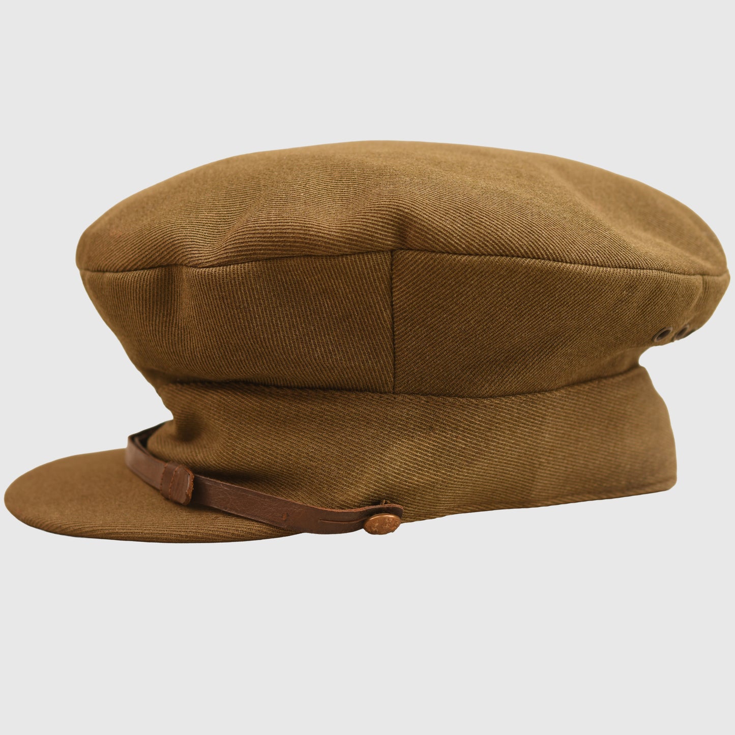 BRITISH WWI OFFICERS TRENCH FLOPPY CAP - DEPOT ISSUED