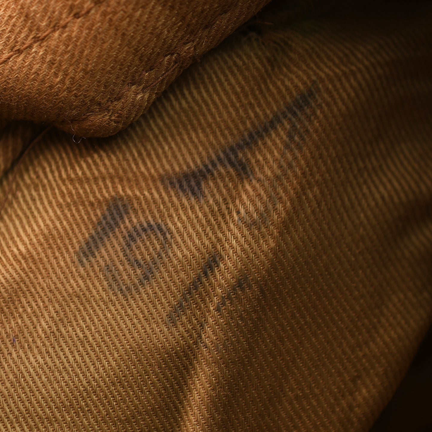 BRITISH WWI OFFICERS TRENCH FLOPPY CAP - DEPOT ISSUED