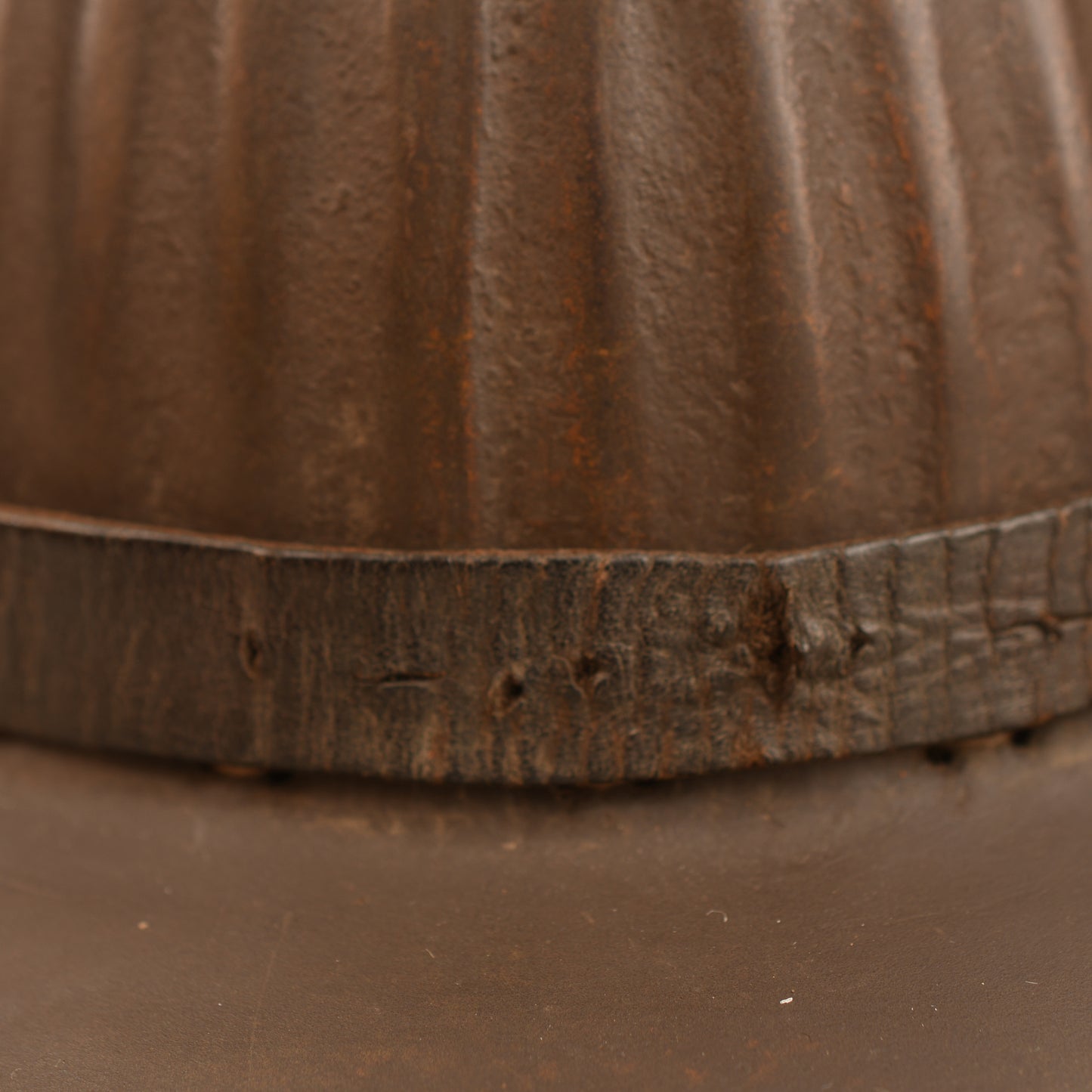 BRITISH WWI PORTUGUESE STYLE BRITISH OFFICERS STEEL HELMET