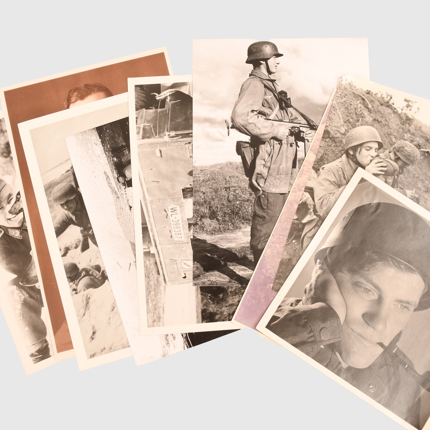 GERMAN WWII 21 GERMAN PARATROOPER PHOTOGRAPHS
