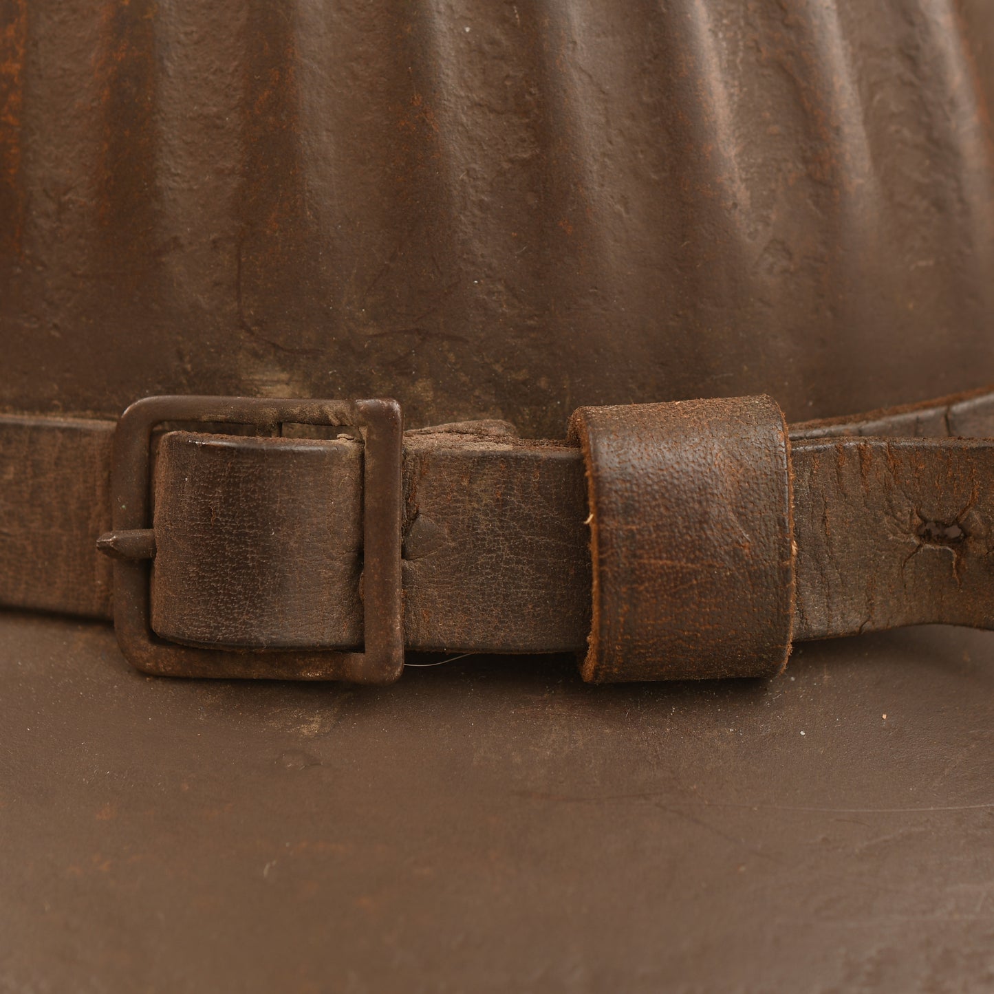 BRITISH WWI PORTUGUESE STYLE BRITISH OFFICERS STEEL HELMET