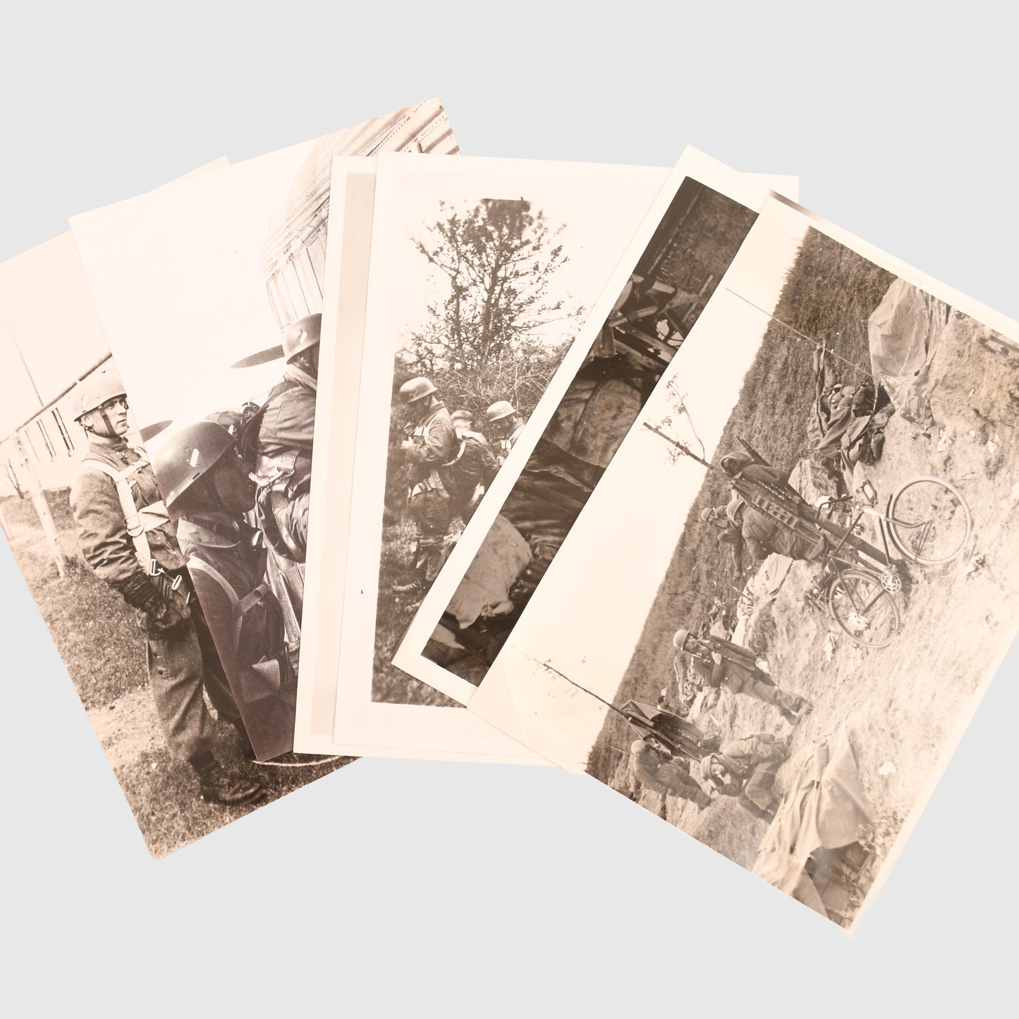 GERMAN WWII 21 GERMAN PARATROOPER PHOTOGRAPHS