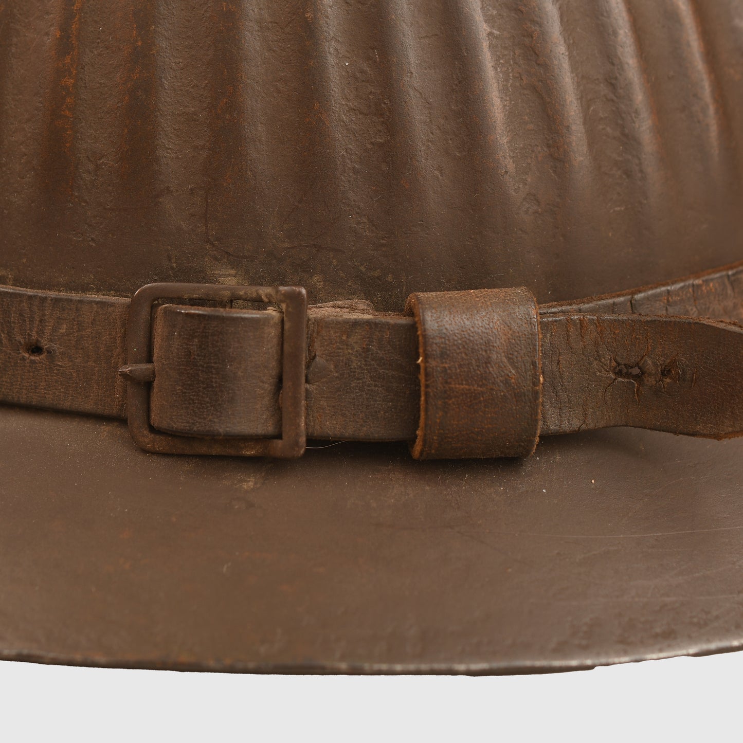 BRITISH WWI PORTUGUESE STYLE BRITISH OFFICERS STEEL HELMET