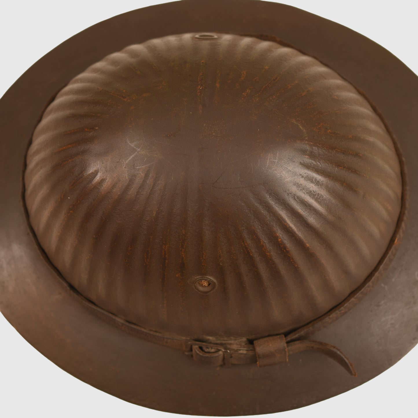 BRITISH WWI PORTUGUESE STYLE BRITISH OFFICERS STEEL HELMET