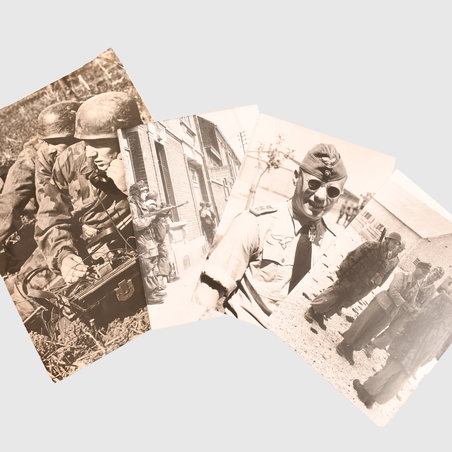 GERMAN WWII 21 GERMAN PARATROOPER PHOTOGRAPHS