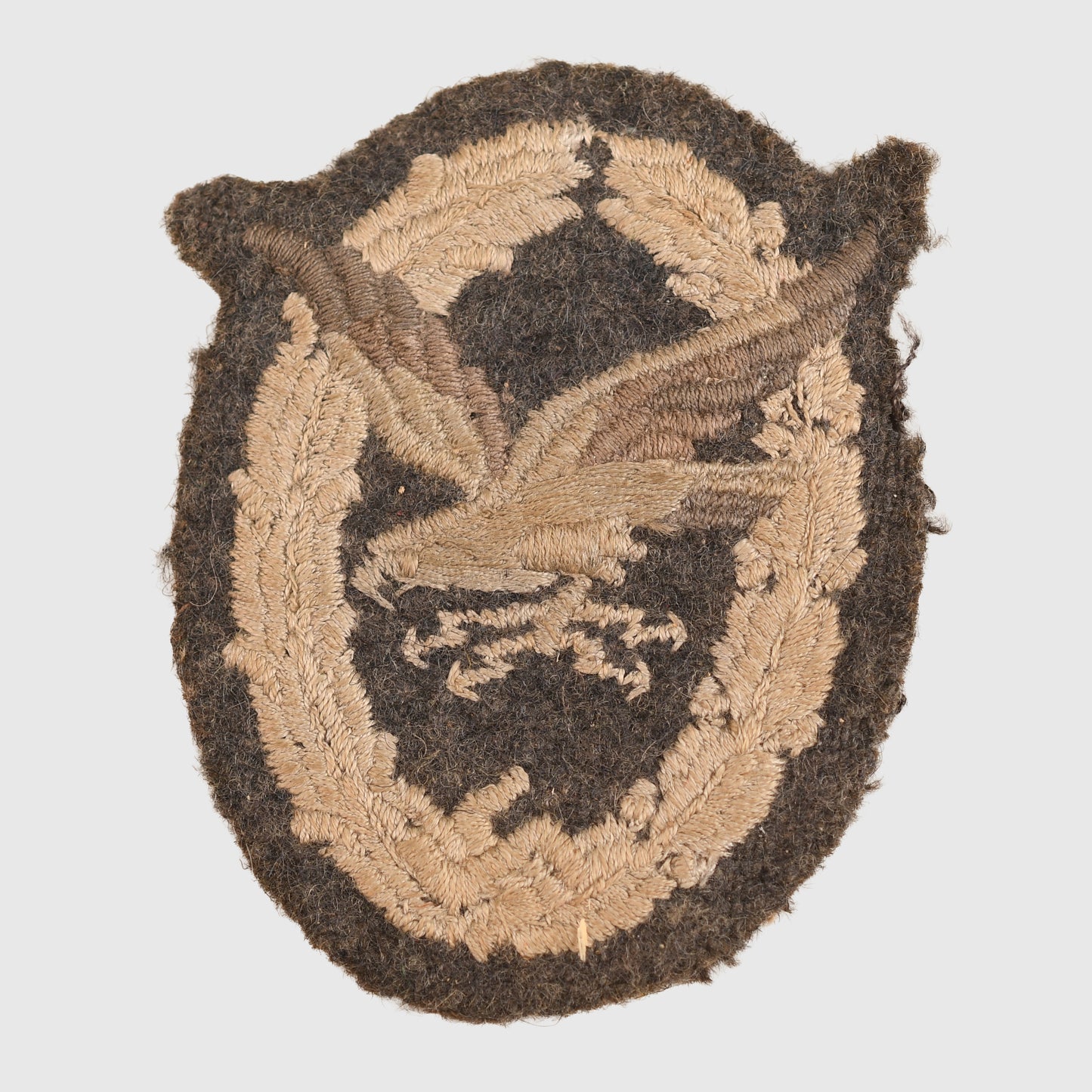 GERMAN WWII LUFTWAFFE RADIO OPERATOR AIR GUNNERS BADGE IN CLOTH