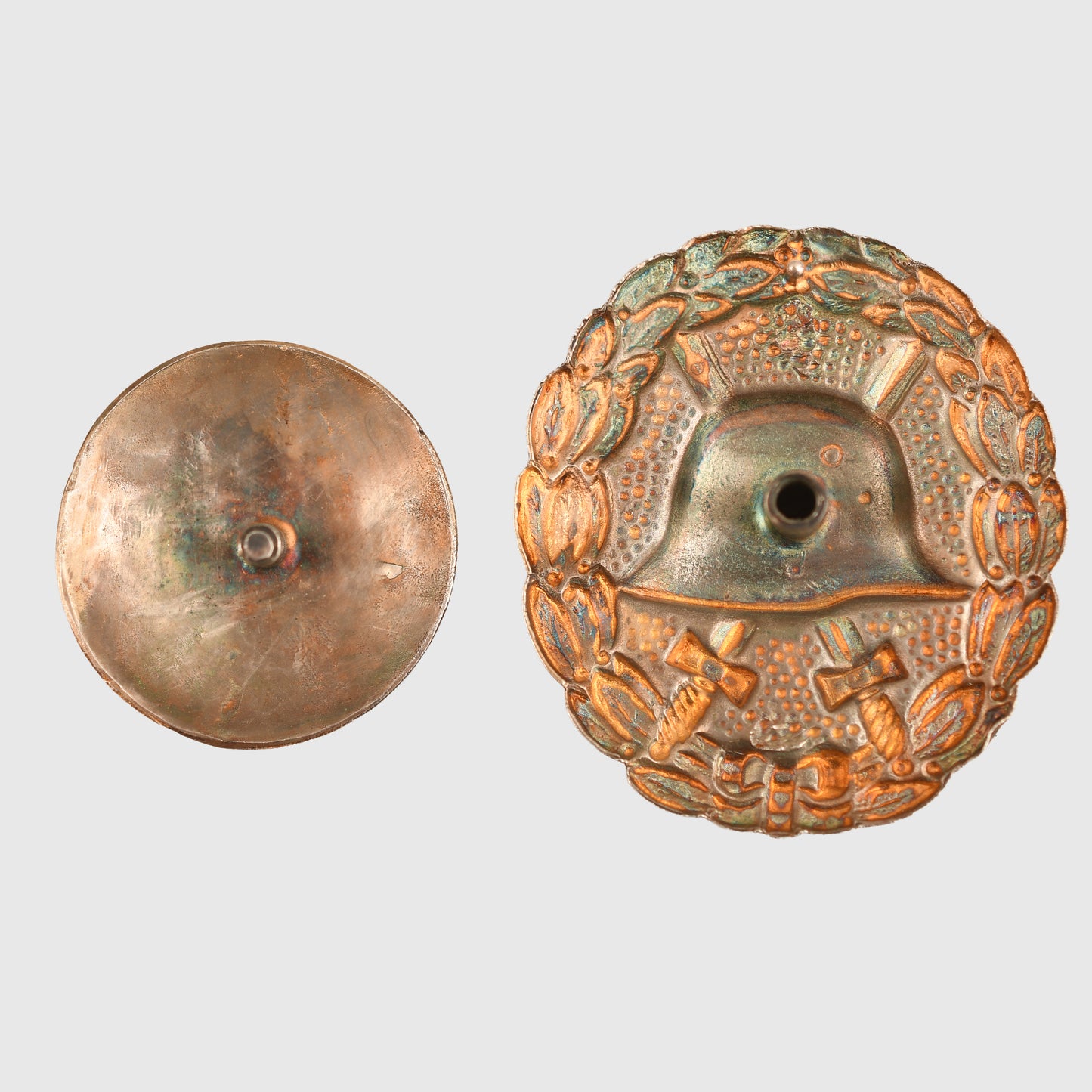 GERMAN WWI SILVER WOUND BADGE - SCREW BACK