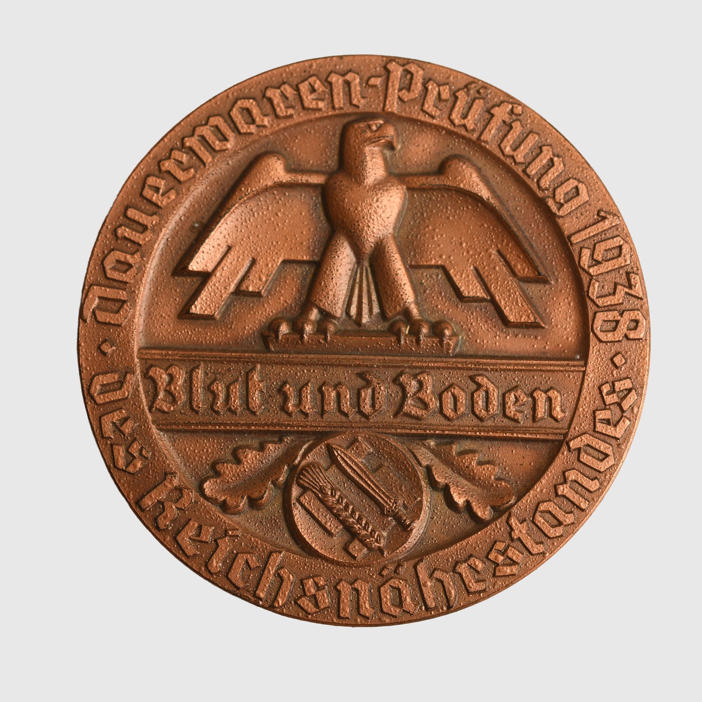 GERMAN WWII CASED BLUT UND BODEN HONOUR COMMEMORATIVE MEDAL - 1938