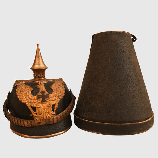 German WWI Prussian Dragoon Reserve Officer’s Pickelhaube