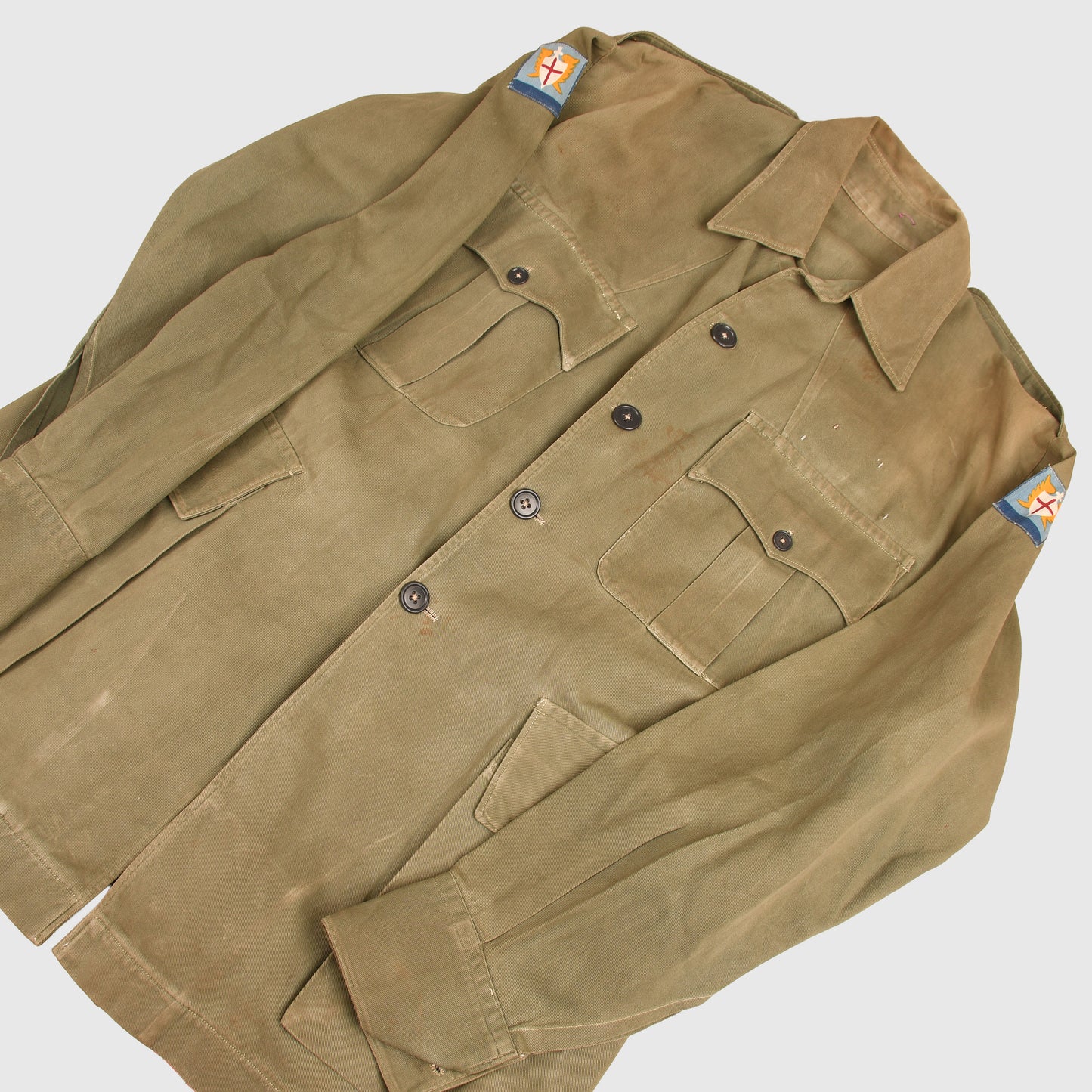 BRITISH WWII ROYAL MARINE JUNGLE GREEN UNIFORM