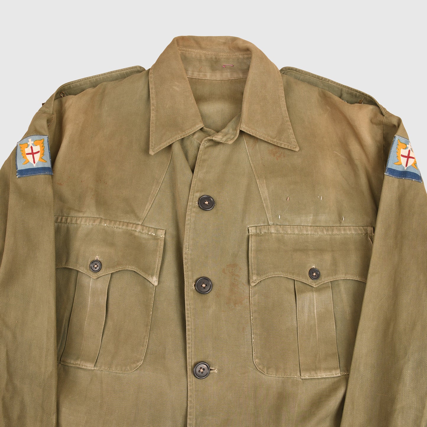 BRITISH WWII ROYAL MARINE JUNGLE GREEN UNIFORM