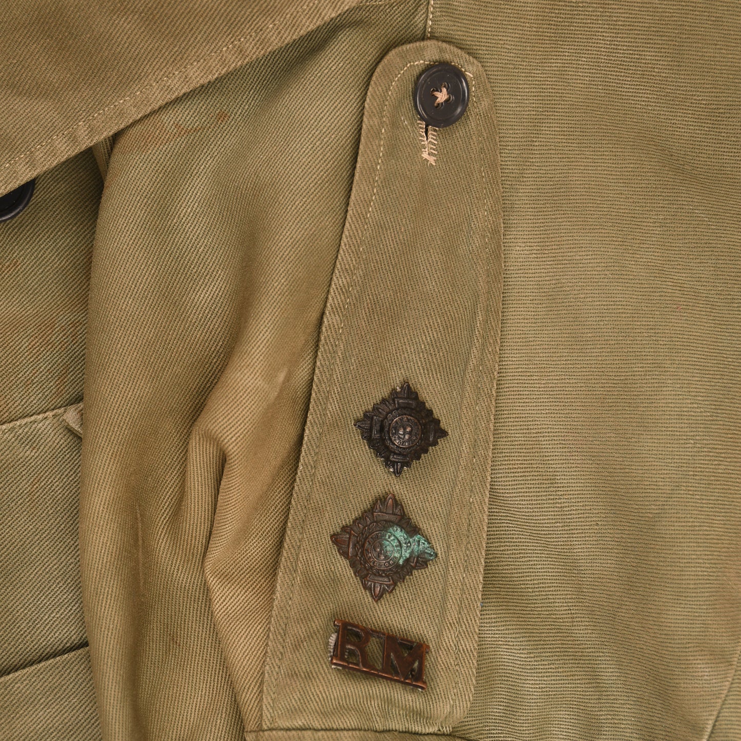 BRITISH WWII ROYAL MARINE JUNGLE GREEN UNIFORM