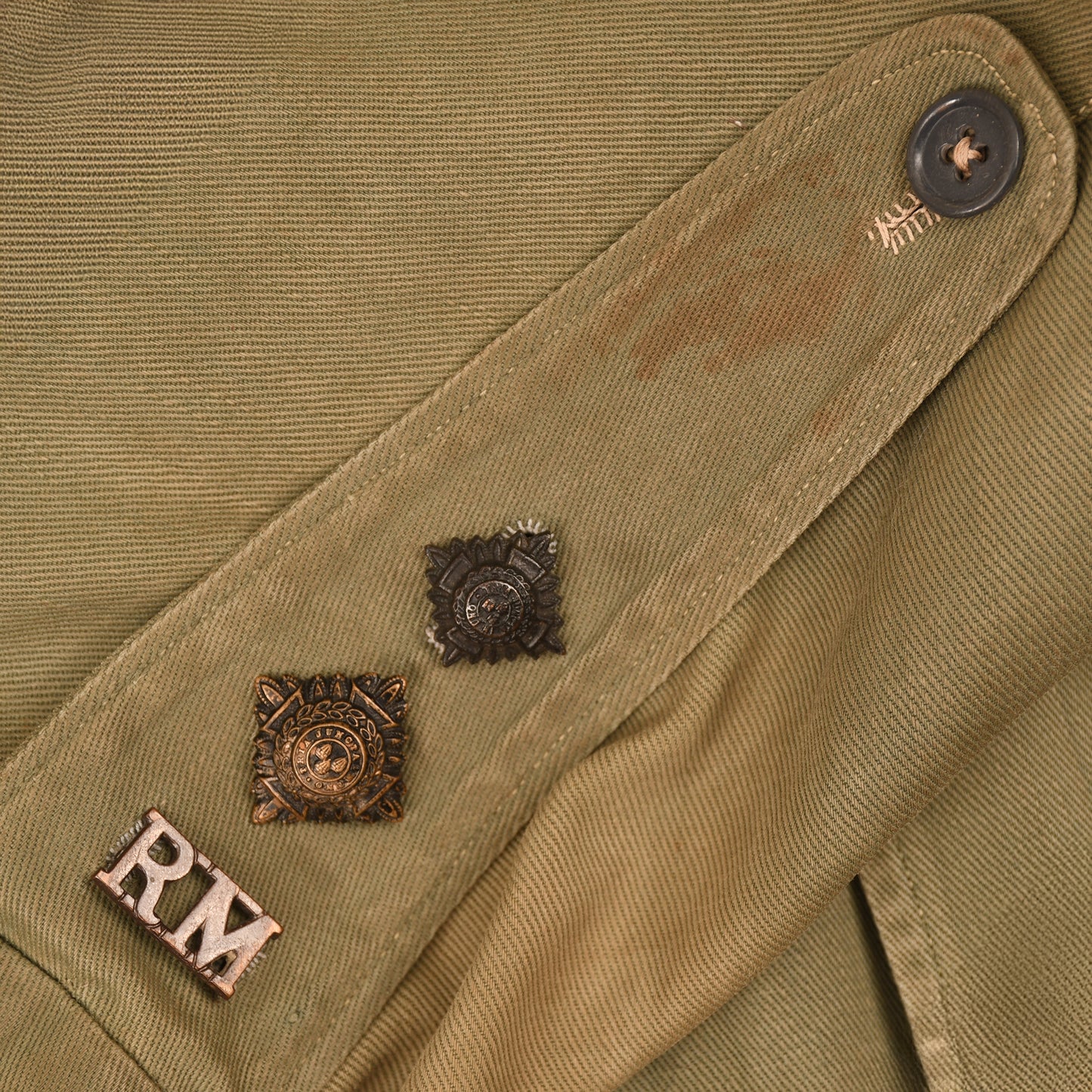 BRITISH WWII ROYAL MARINE JUNGLE GREEN UNIFORM