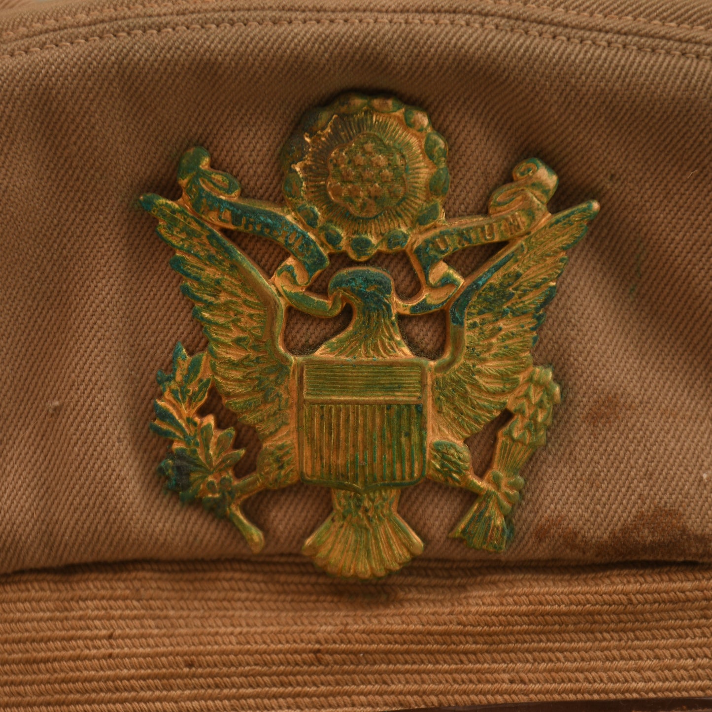 U.S. WWII TROPICAL OFFICERS 50 MISSION CAP