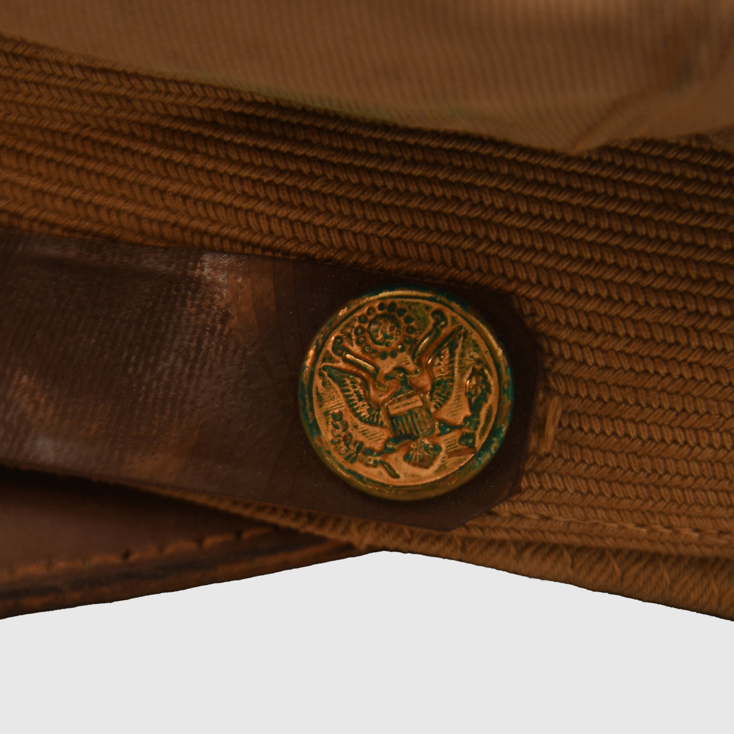 U.S. WWII TROPICAL OFFICERS 50 MISSION CAP