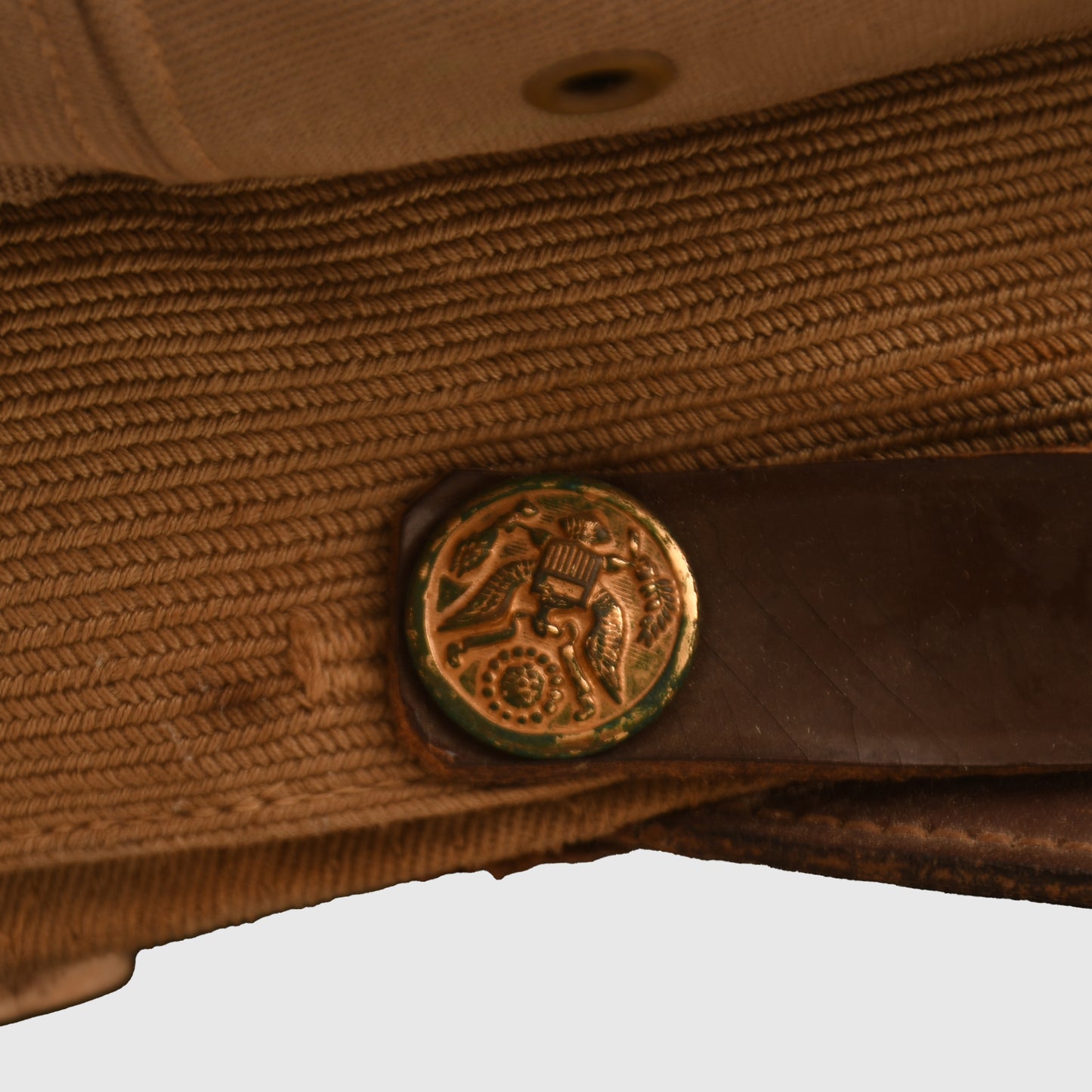 U.S. WWII TROPICAL OFFICERS 50 MISSION CAP