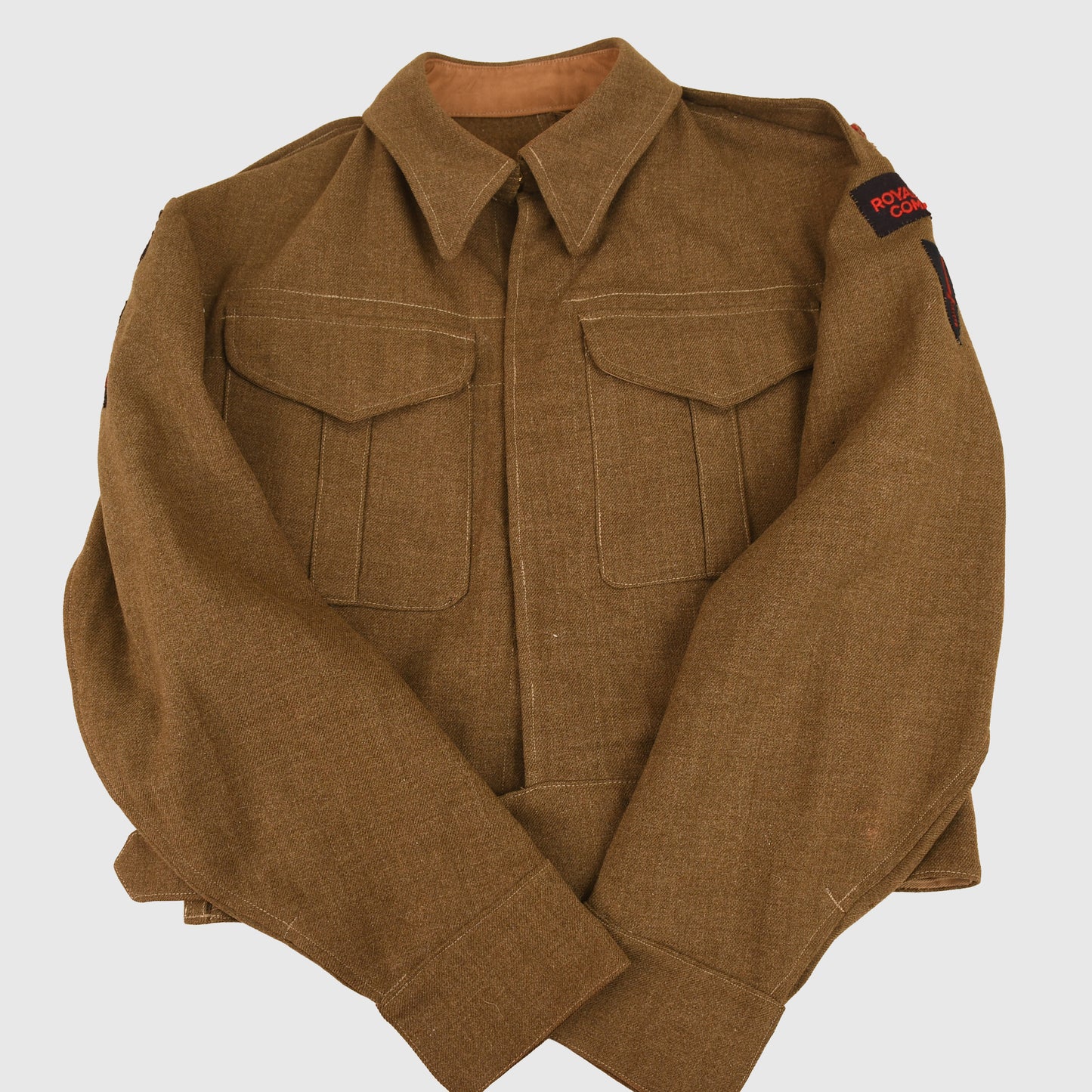BRITISH WWII 46 ROYAL MARINE COMMANDO BATTLEDRESS BLOUSE