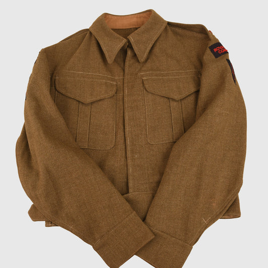 BRITISH WWII 46 ROYAL MARINE COMMANDO BATTLEDRESS BLOUSE
