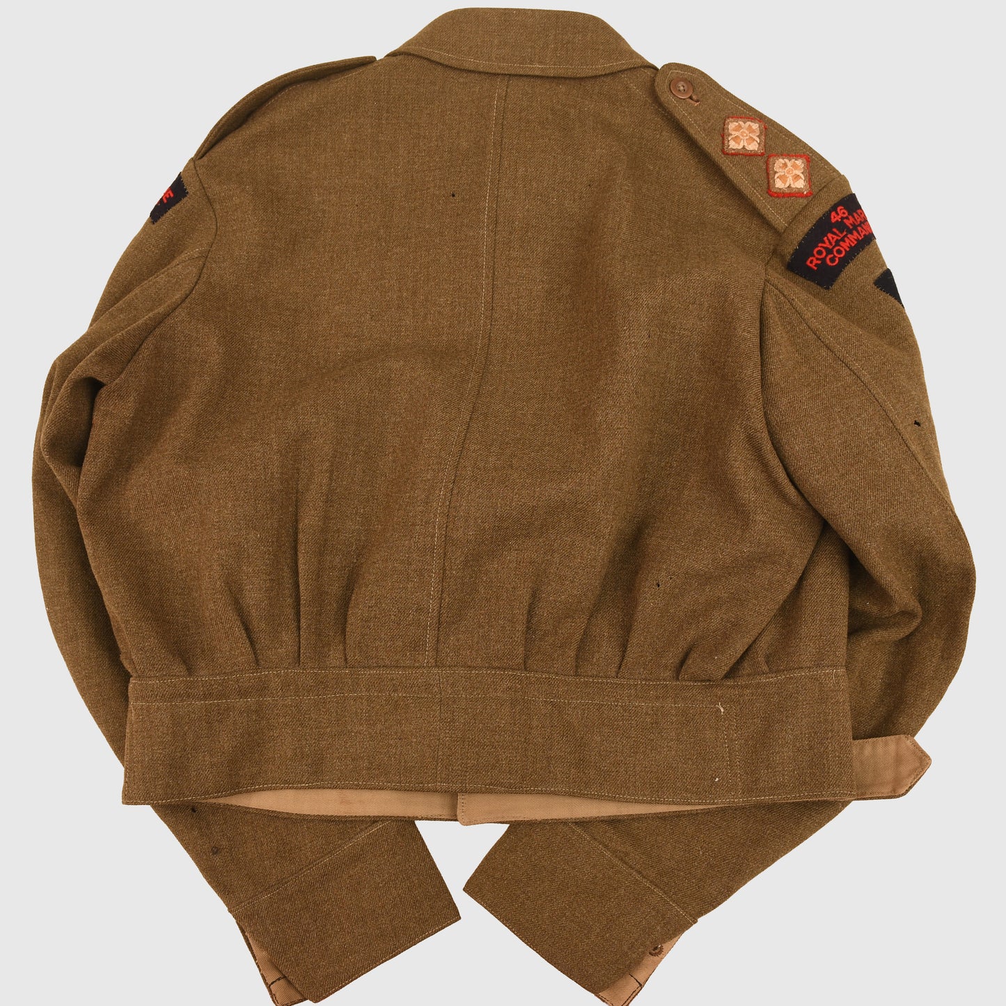BRITISH WWII 46 ROYAL MARINE COMMANDO BATTLEDRESS BLOUSE