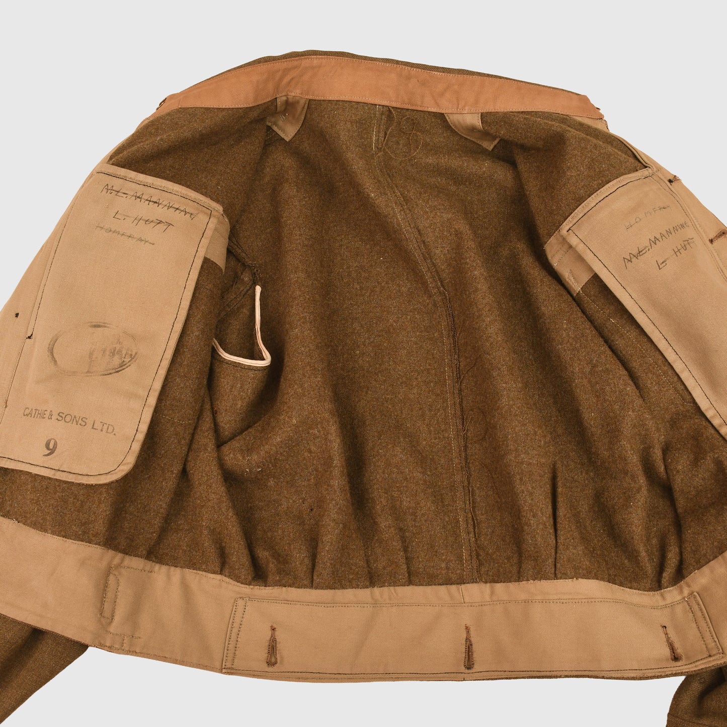 BRITISH WWII 46 ROYAL MARINE COMMANDO BATTLEDRESS BLOUSE