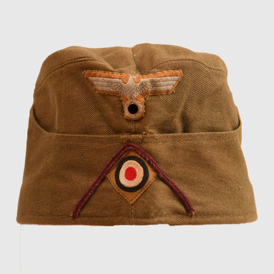 German WWII Tropical Chemical Warfare Troops Overseas Cap