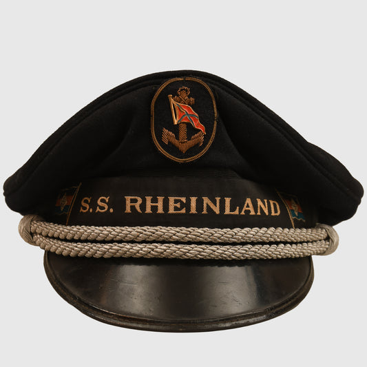 GERMAN WWII DAF RIVER BOAT OFFICIALS VISOR CAP