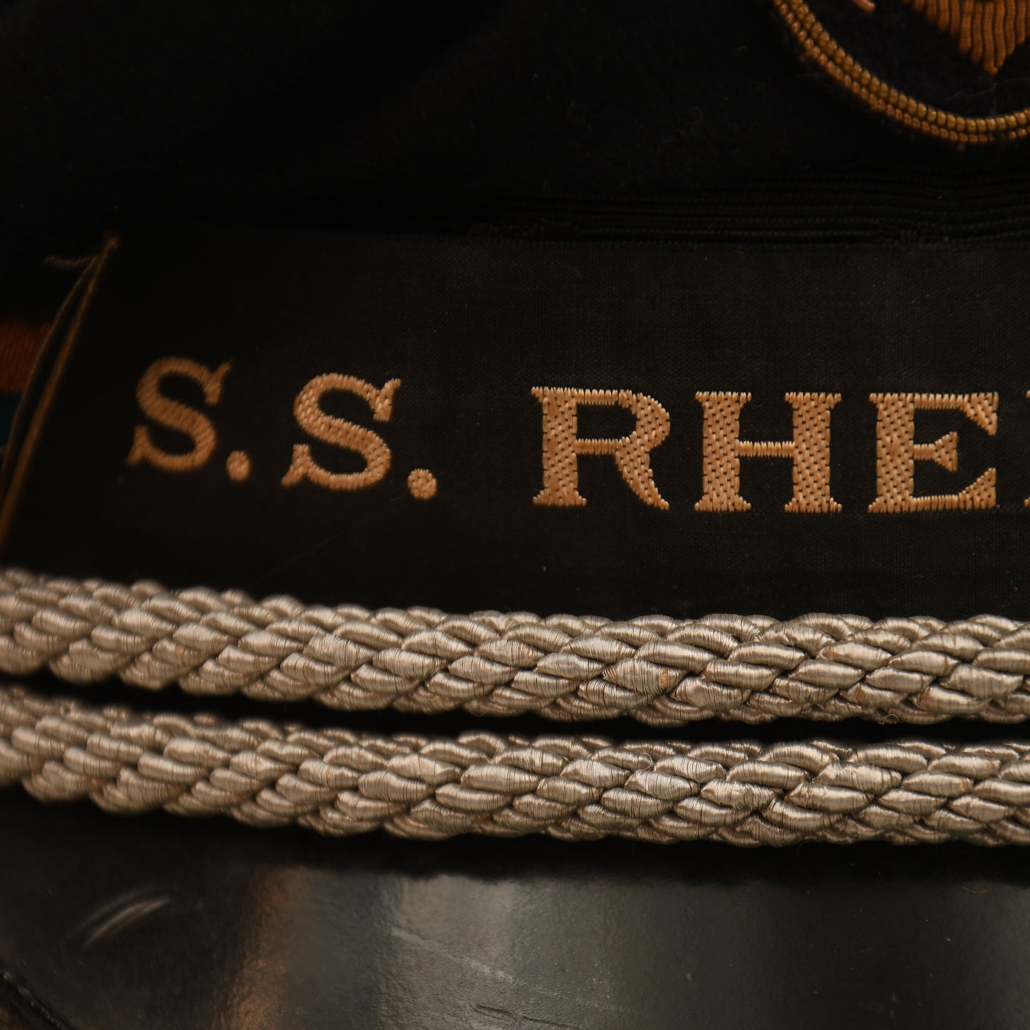 GERMAN WWII DAF RIVER BOAT OFFICIALS VISOR CAP