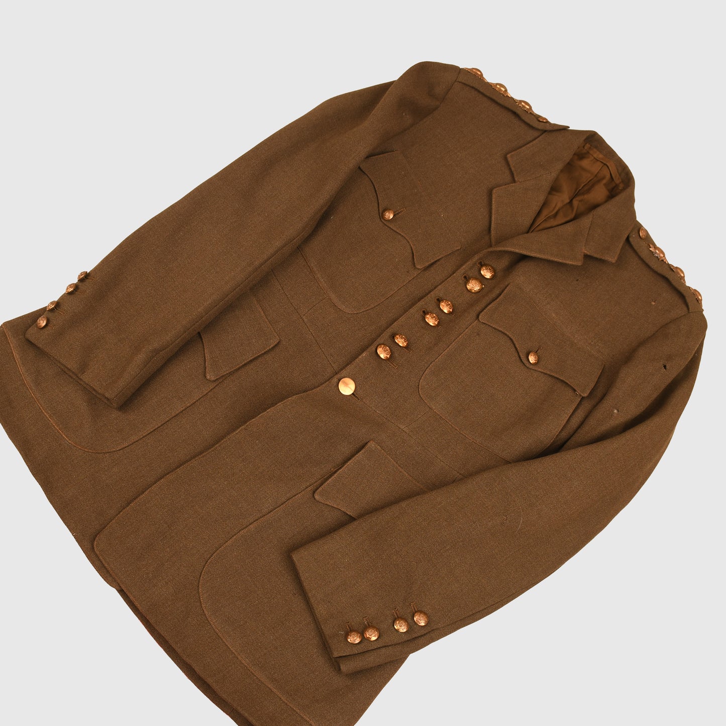 BRITISH WWI AND WWII COLDSTREAM GUARDS IDENTIFIED OFFICERS UNIFORM GROUP