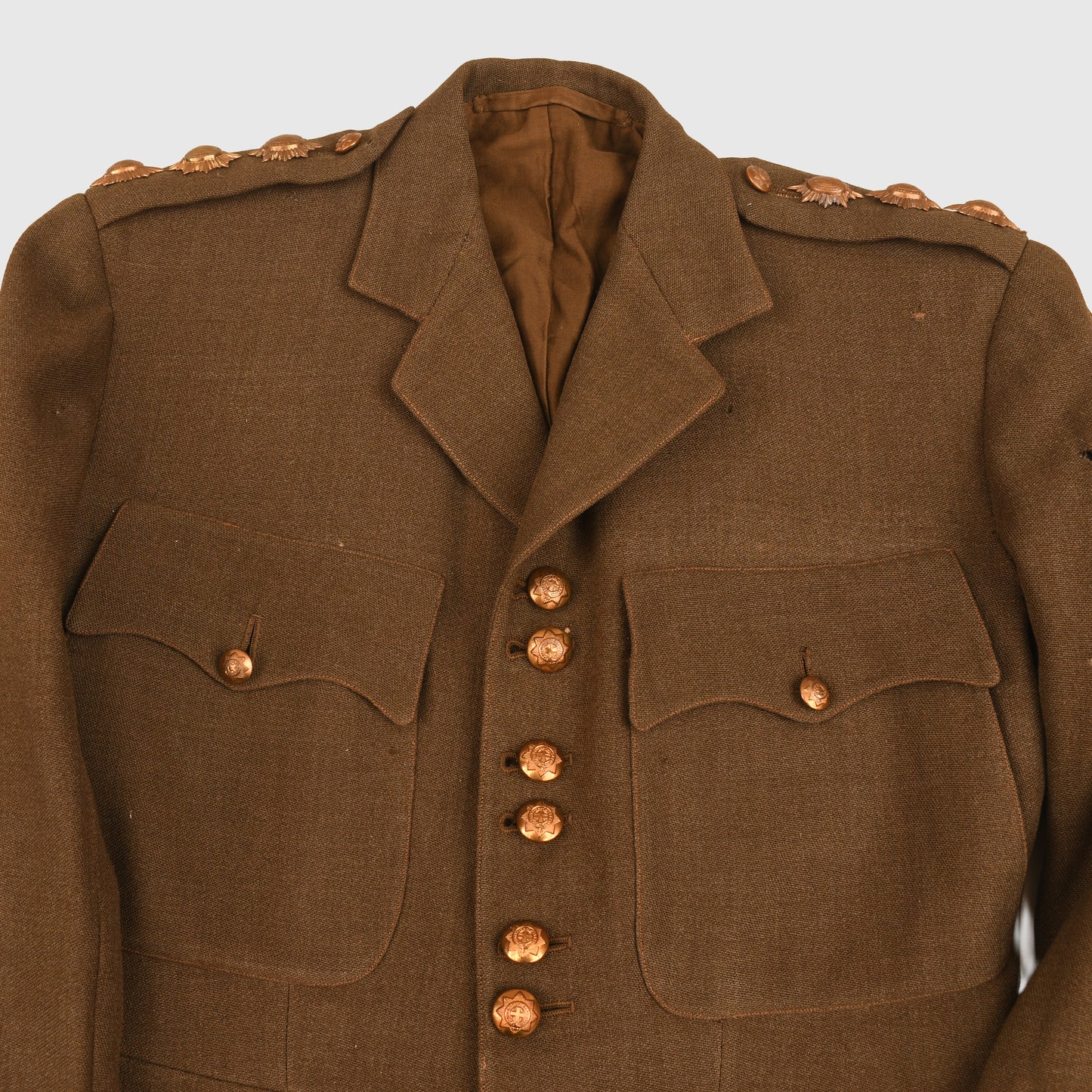 BRITISH WWI AND WWII COLDSTREAM GUARDS IDENTIFIED OFFICERS UNIFORM GROUP