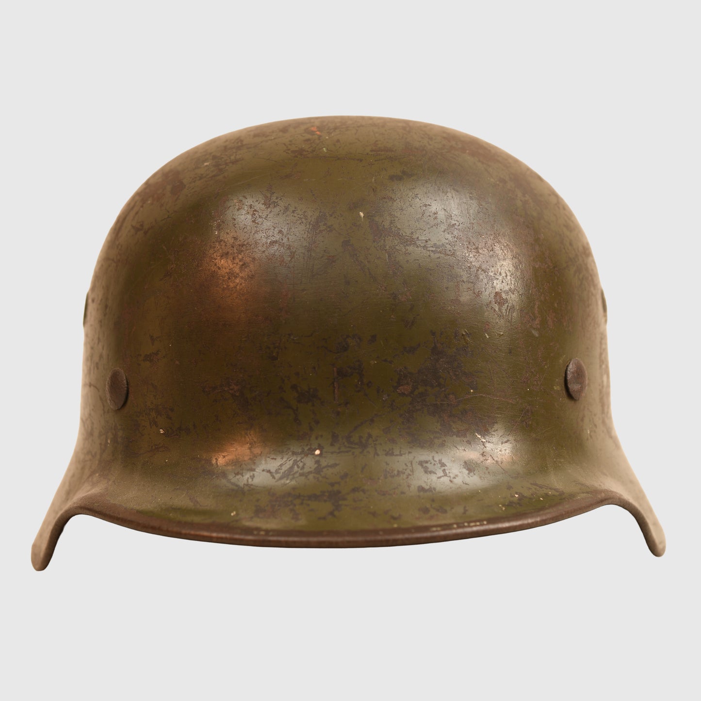 German WWII M.40 Single Decal Combat Helmet
