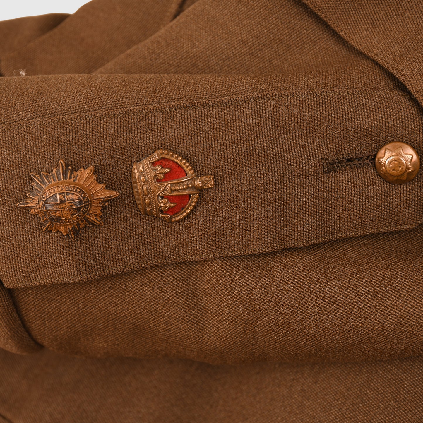 BRITISH WWI AND WWII COLDSTREAM GUARDS IDENTIFIED OFFICERS UNIFORM GROUP