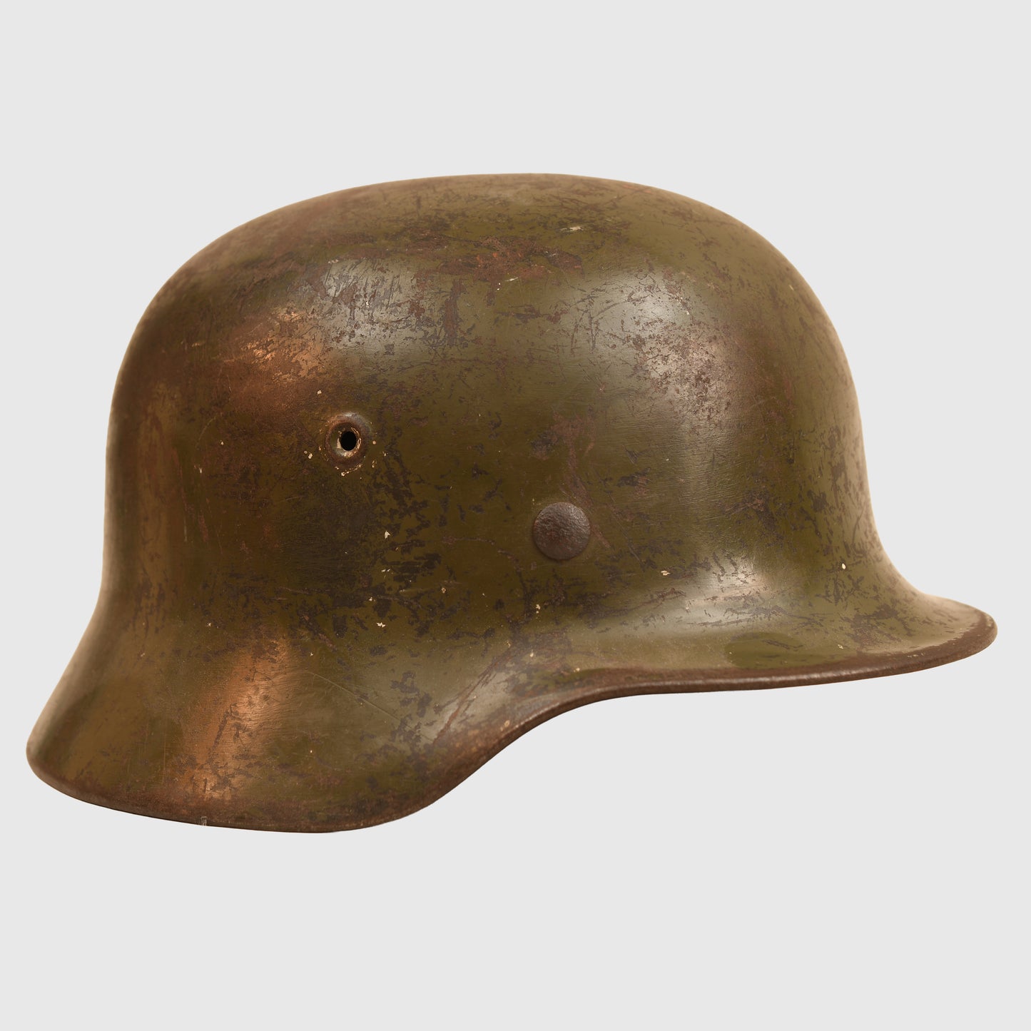German WWII M.40 Single Decal Combat Helmet