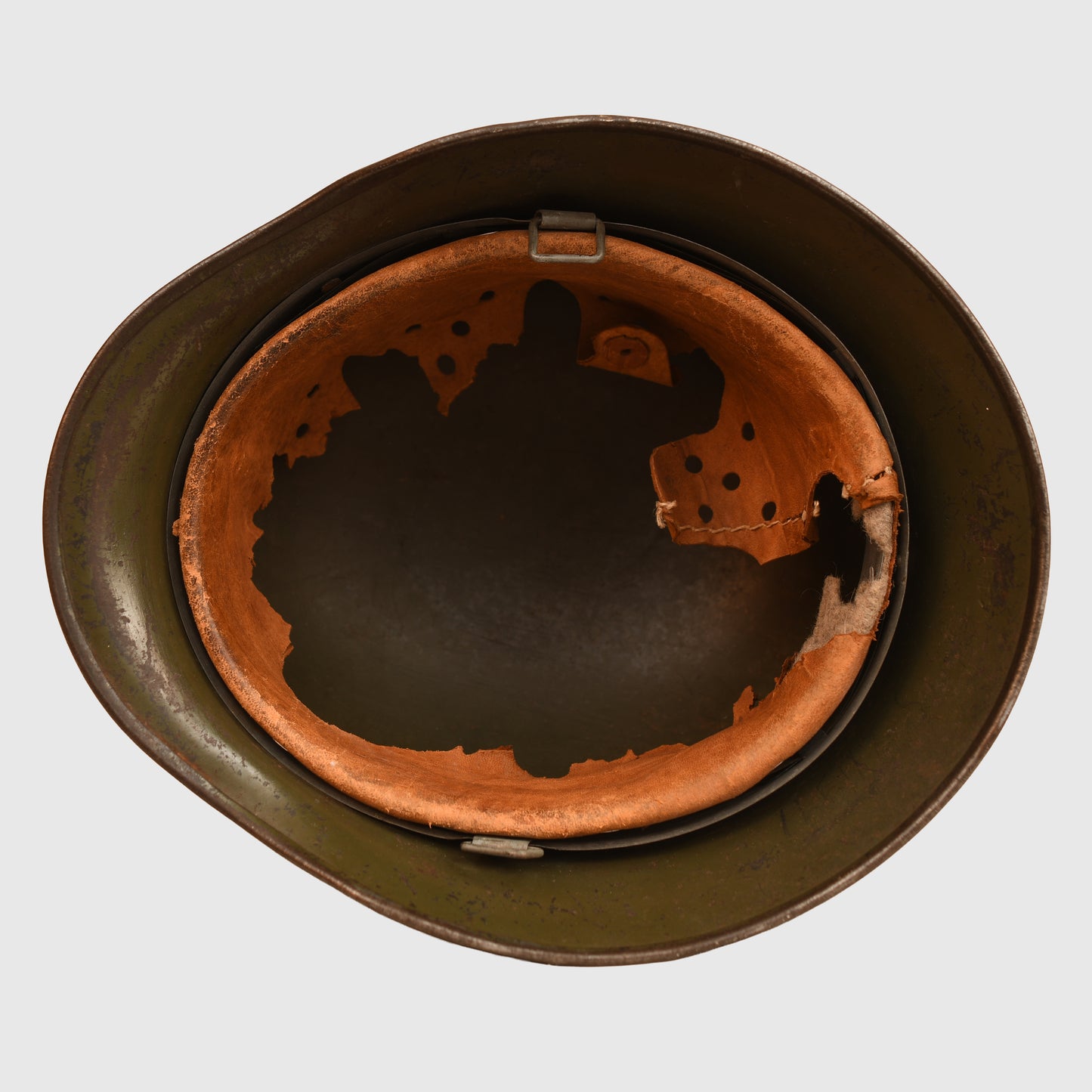 German WWII M.40 Single Decal Combat Helmet