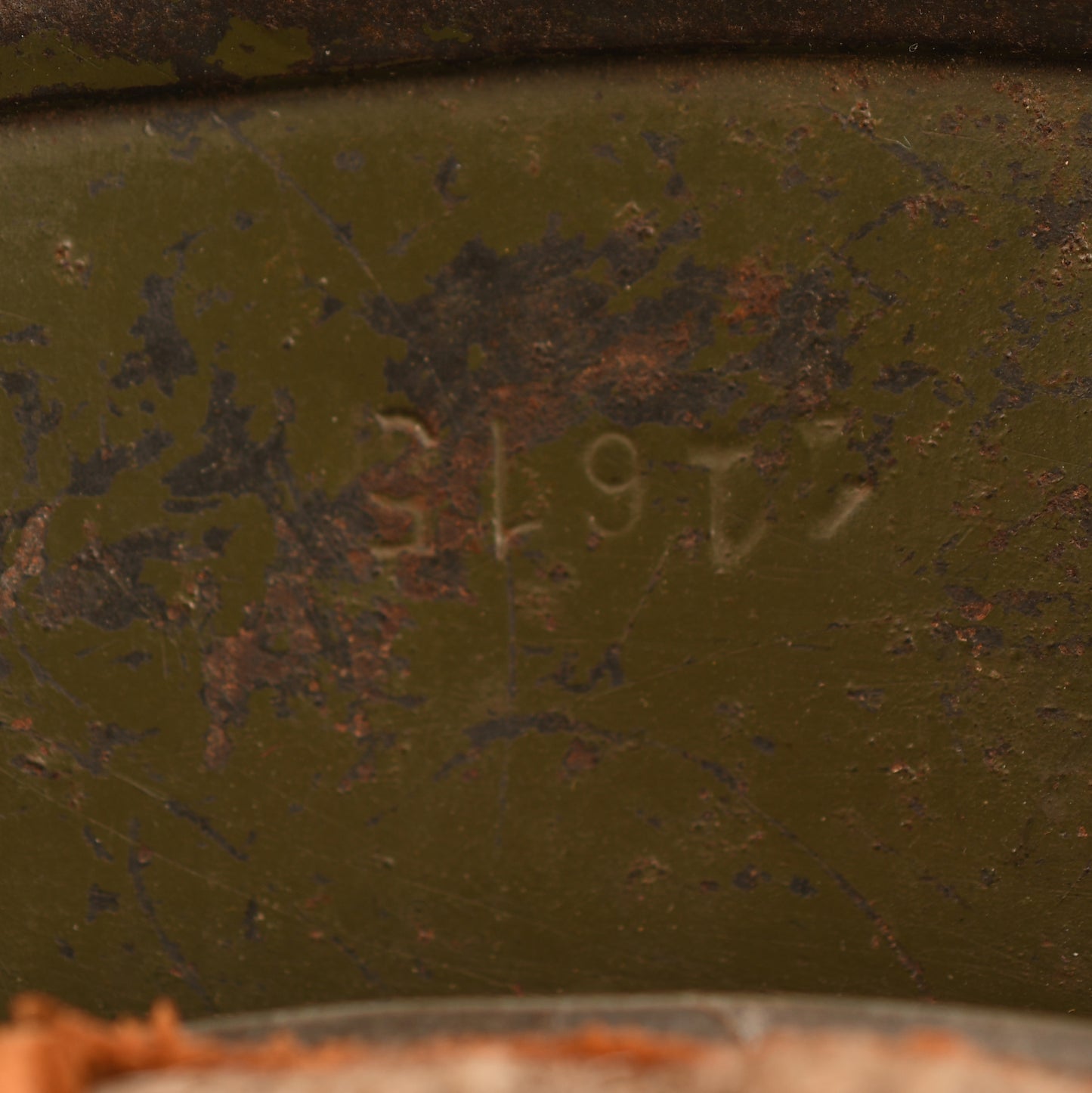 German WWII M.40 Single Decal Combat Helmet