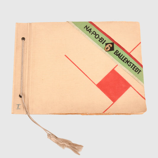 GERMAN WWII NAPOLA SCHOOL BALLENSTEDT PHOTOGRAPH ALBUM AND CUFF TITLE