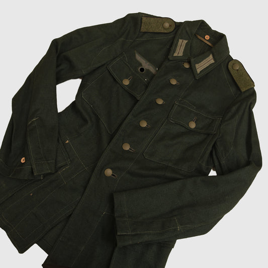 German WWII HBT Combat Tunic